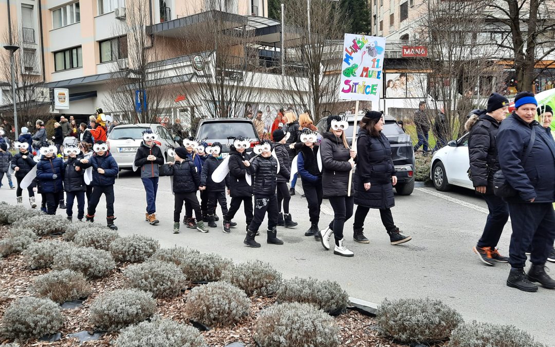 Udeležba na pustnem sprevodu v Zagorju