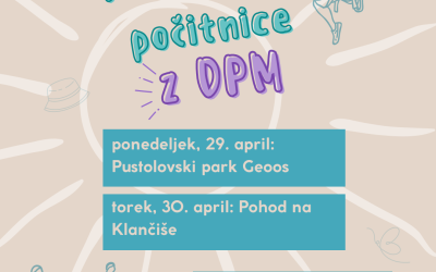 Prvomajske počitnice z DPM Zagorje